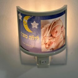מנורת לילה עם תמונה
